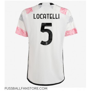 Juventus Manuel Locatelli #5 Replik Auswärtstrikot 2023-24 Kurzarm